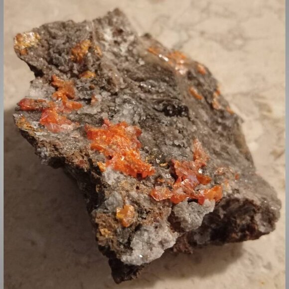 WULFENITE mineral chunk 02 INSPIRATION clarity   112425 - Picture 2 of 5